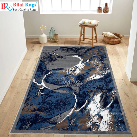 Modern polypropylene Rug,back woven(Article-304-Grey)