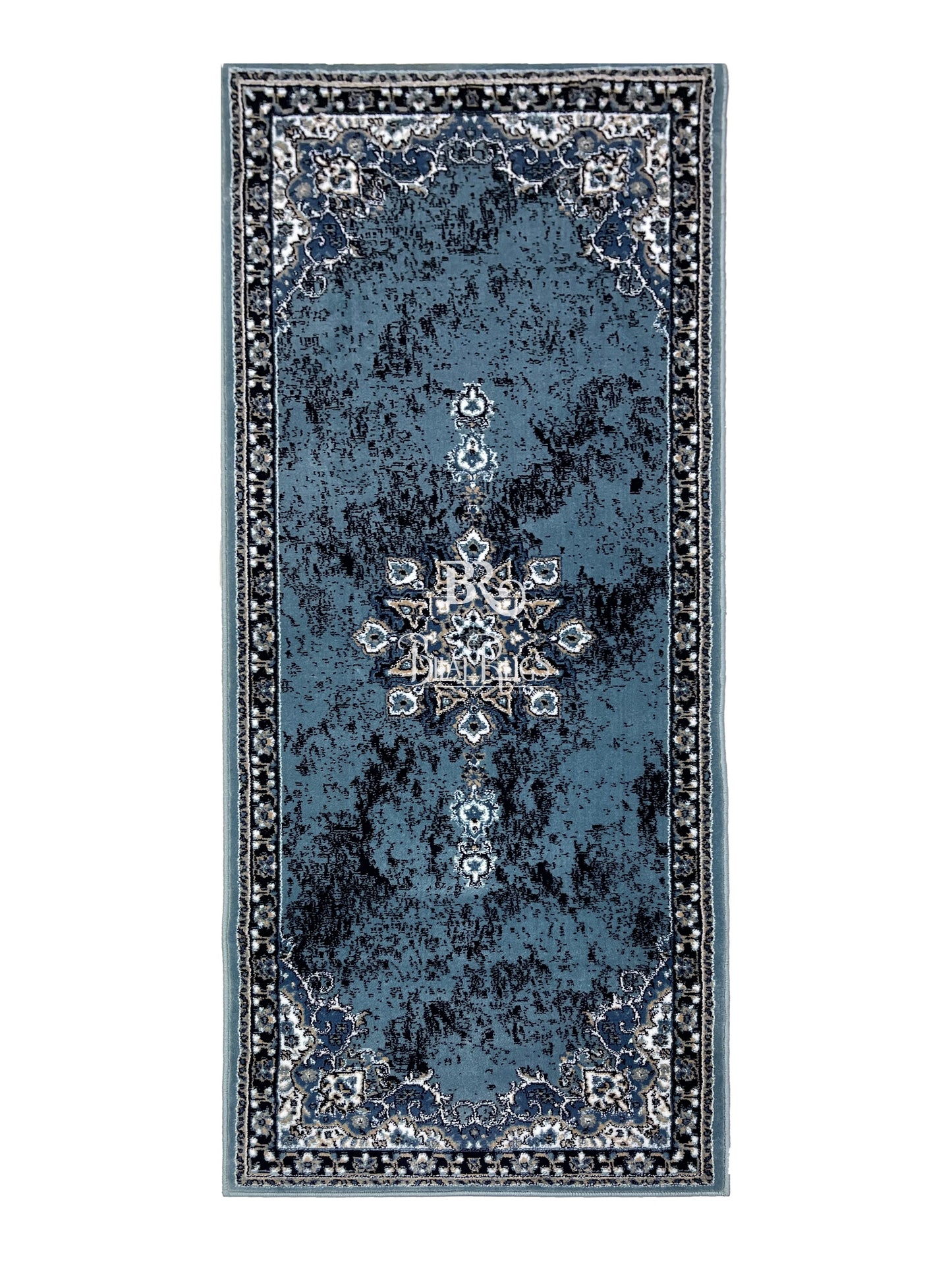 Feroze Persian Polypropylene Woven Rug.  Size : 2.6 ft width x 6.6 ft length  (80 cm x 200cm)