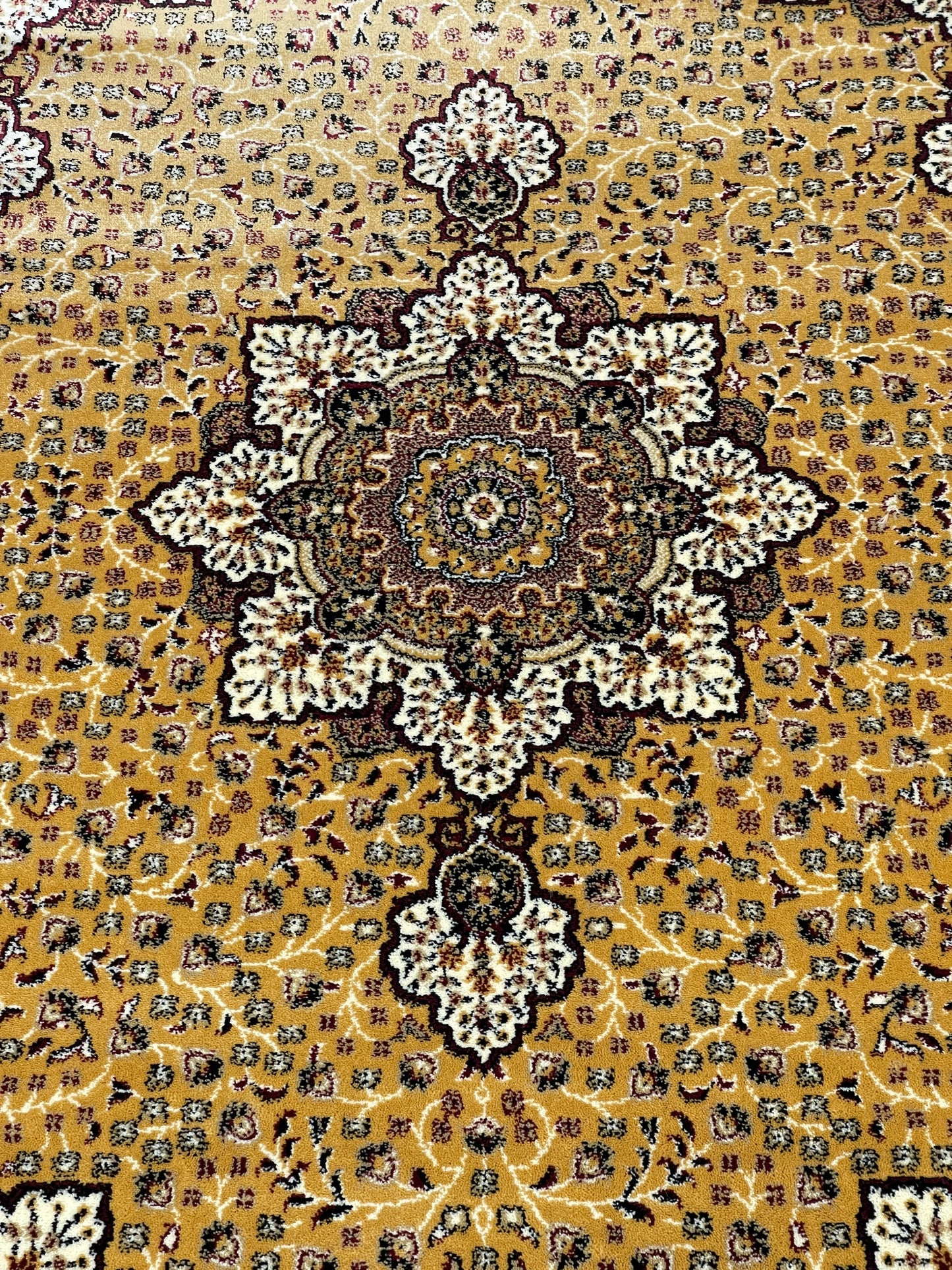 Persian polypropylene Rug,back woven(Article-04-Gold)