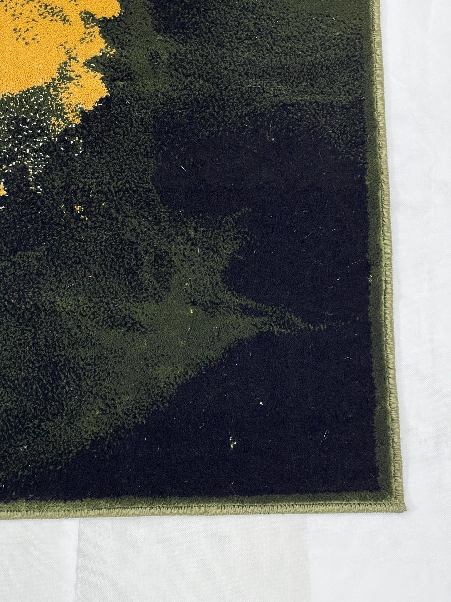 Modern  Polypropylene Rug,back woven(Article-612-Green)