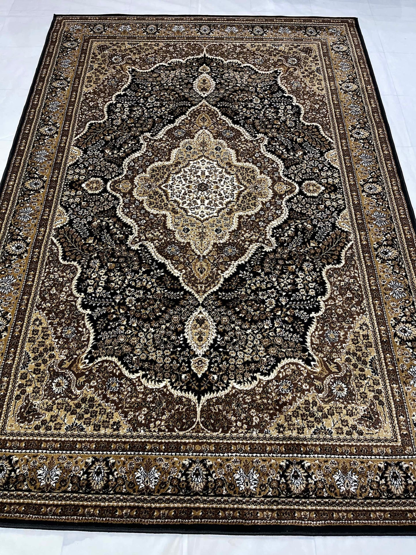 Persian  Polypropylene Woven Rug💥
Article-25-Black