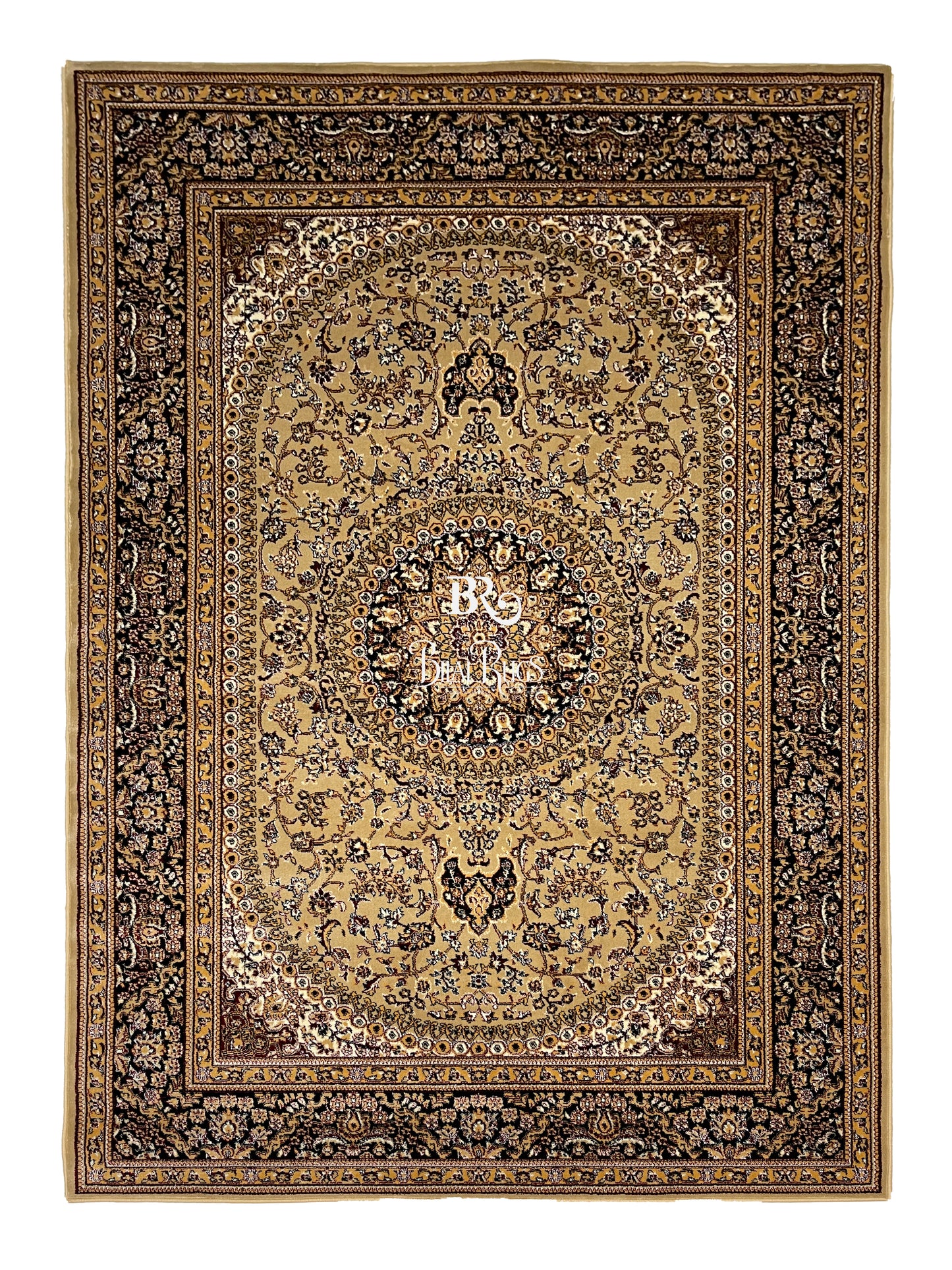 Persian polypropylene Rug,back woven(Article-22-Beige)
Size : 6.6 ft width x 9.6 ft length (200cm x 290cm)