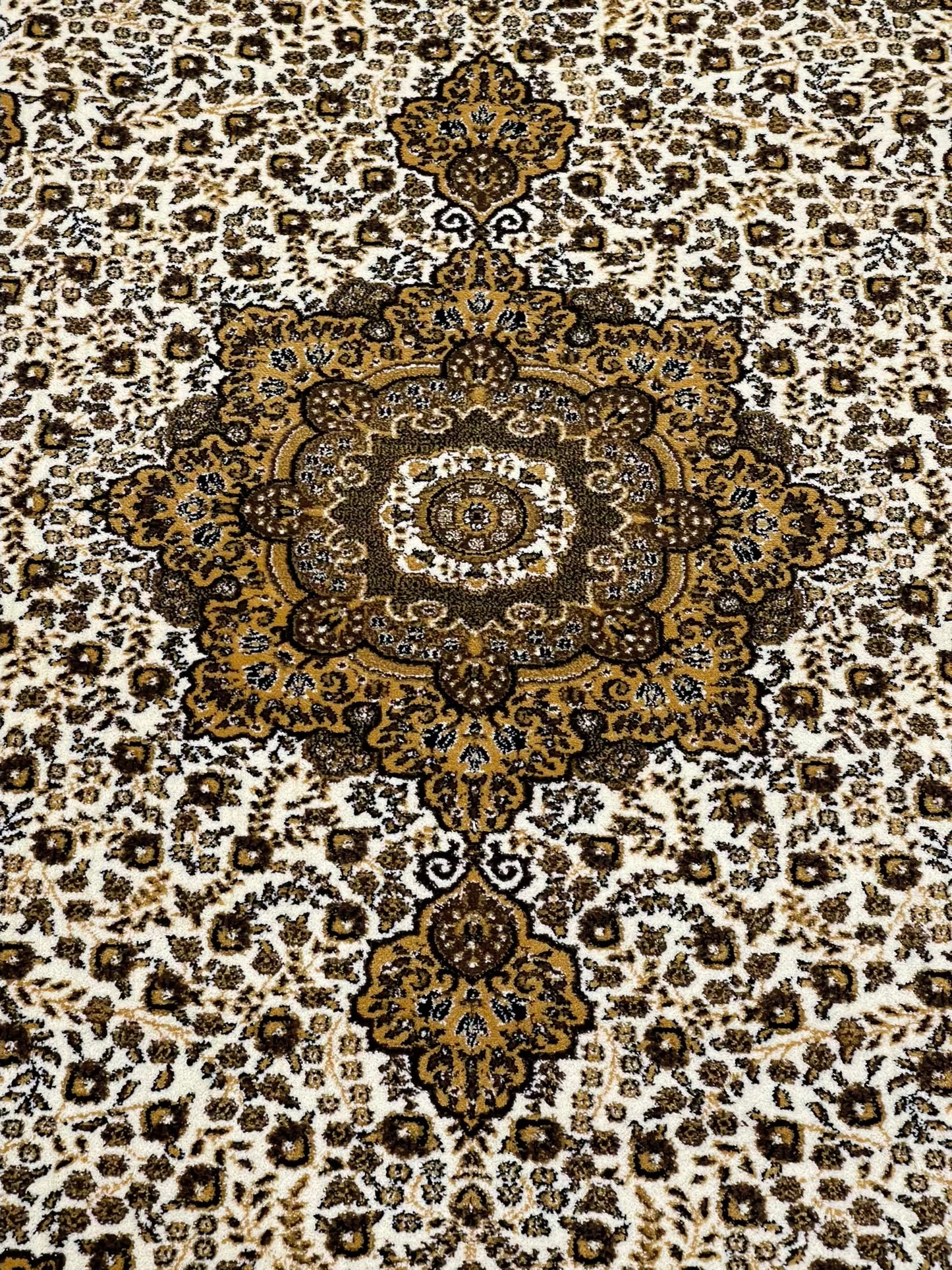 Persian polypropylene Rug,back woven(Article-04-Off white)