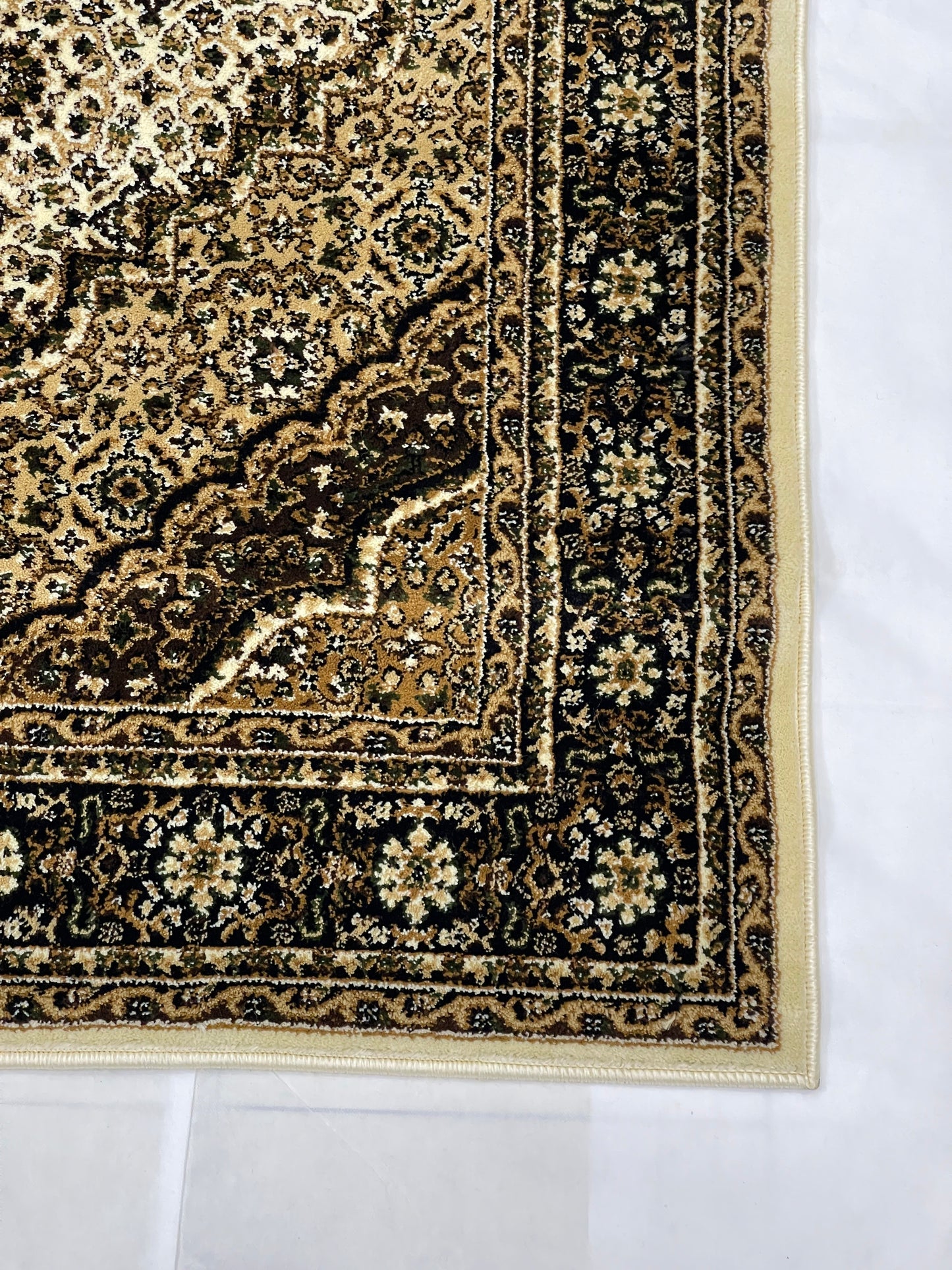 Persian polypropylene Rug,back woven(Article-99-Off white)