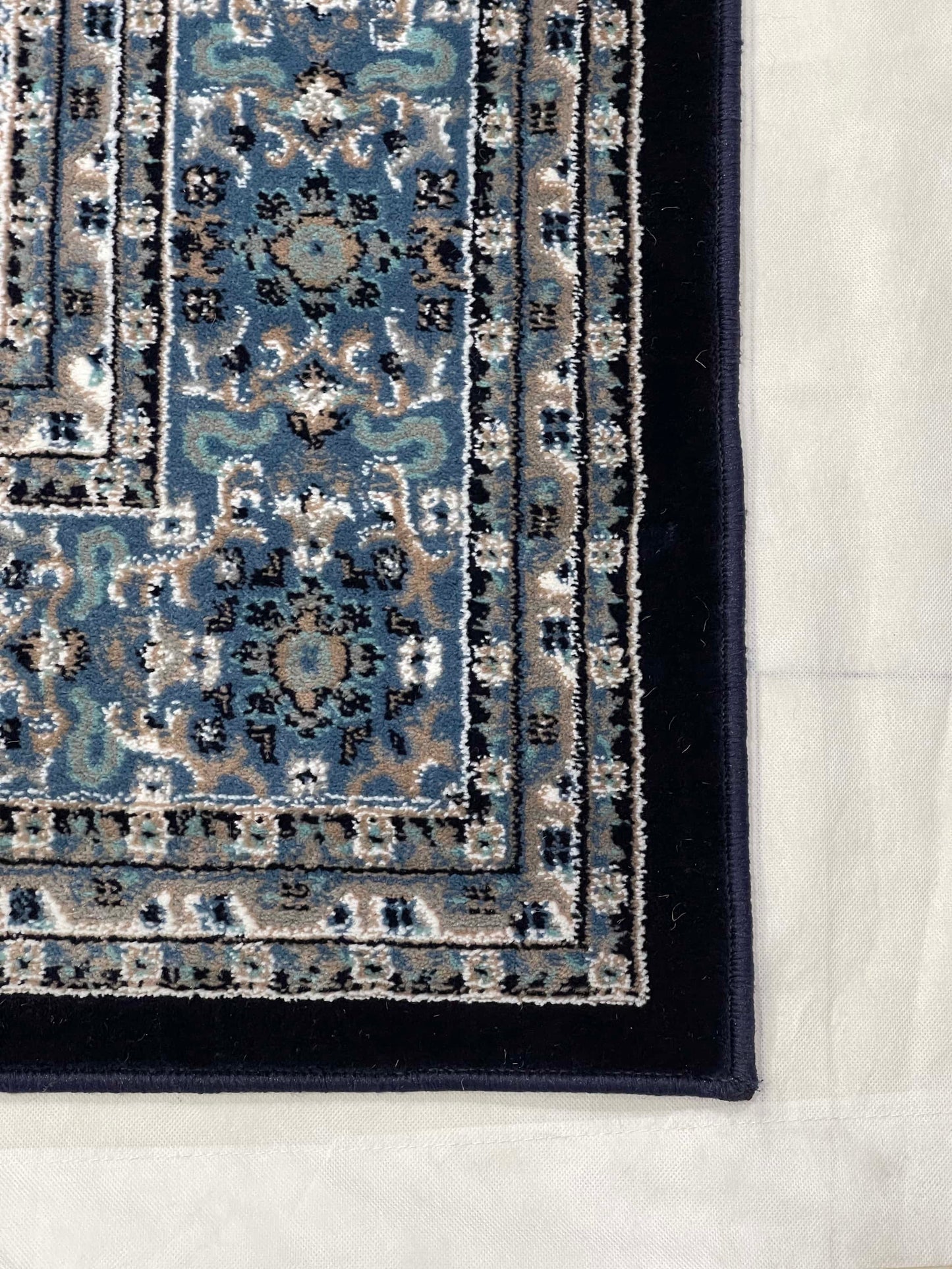 Persian polypropylene Rug,back woven(Article-19-Blue)
Size : 5ft width  x 7.3ft length (150cm x 220cm)