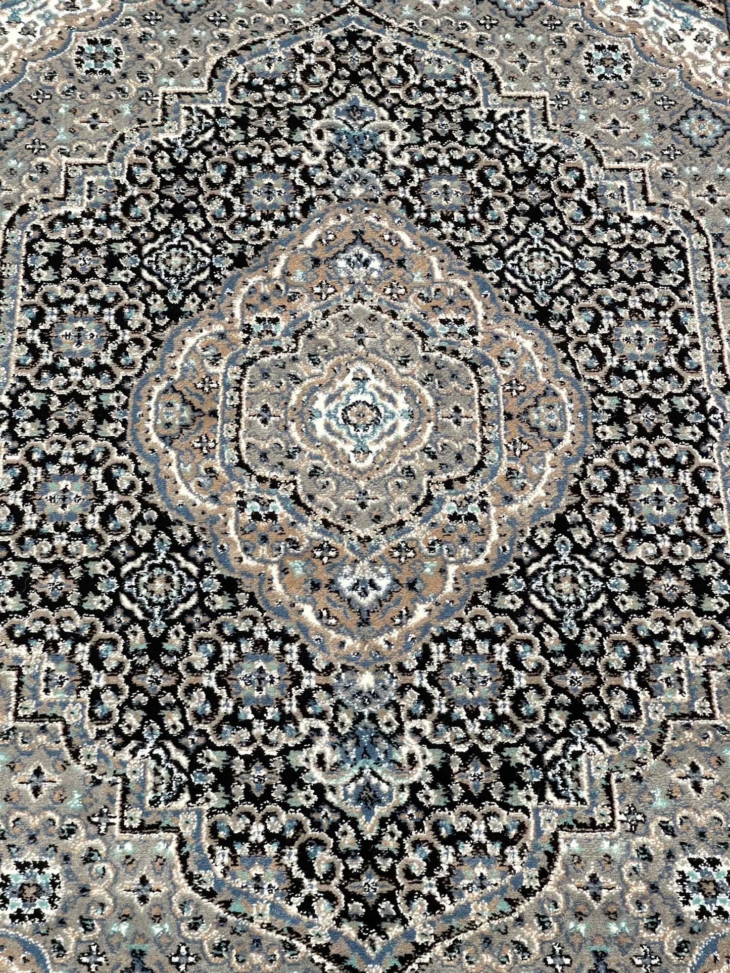 Persian  Polypropylene Rug,back woven(Article-1021-Blue)
Size : 5ft width  x 7.3ft length (150cm x 220cm)