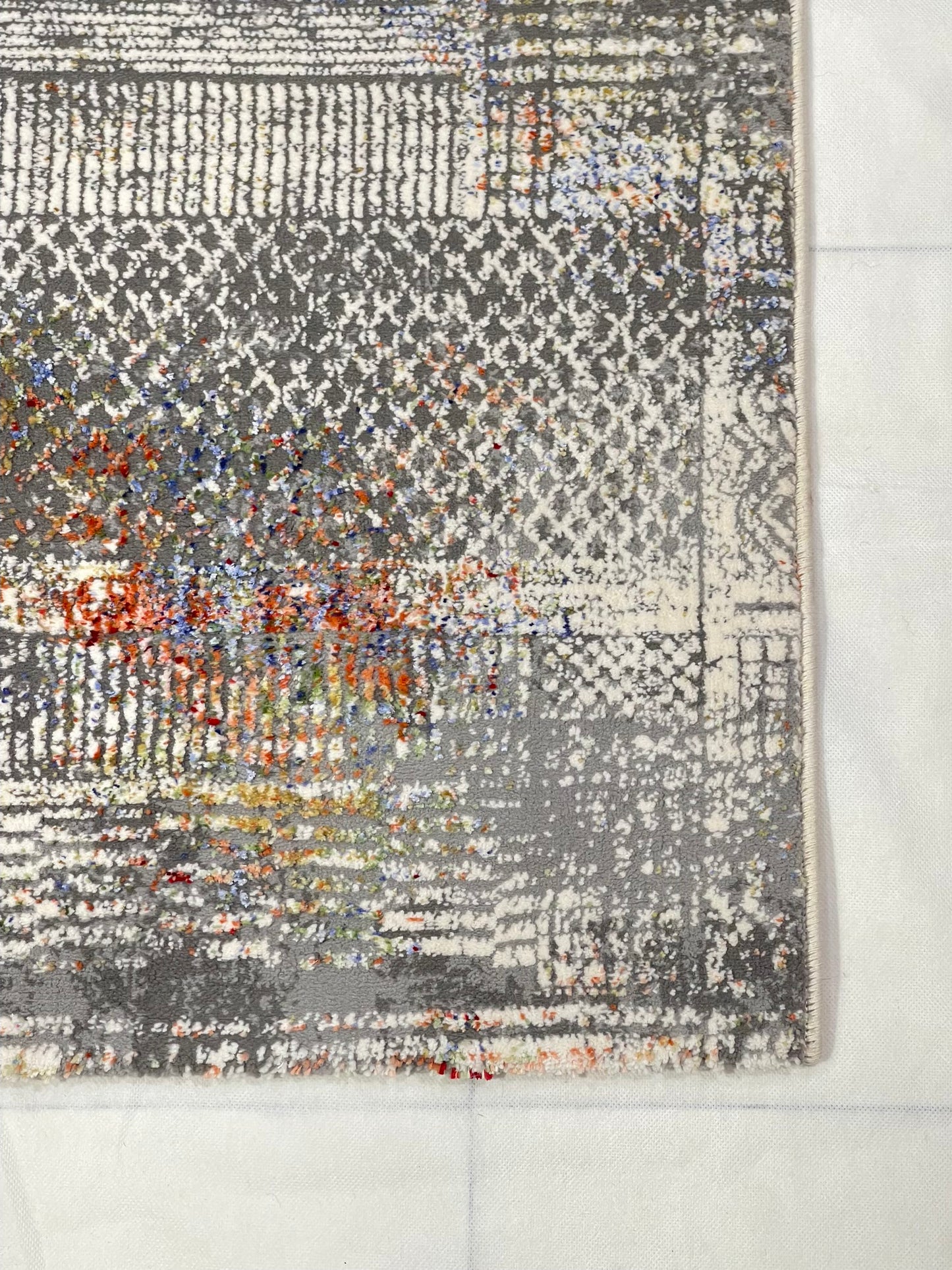 Irani viscose Rug , Woven Back Article-314-Multi Size : 3 ft width x 5 ft length (100 cm x 150cm)