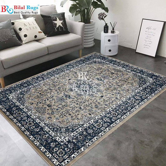 Persian polypropylene Rug,back woven(Article-25-Mink )
Size : 5ft width  x 7.3ft length (150cm x 220cm)