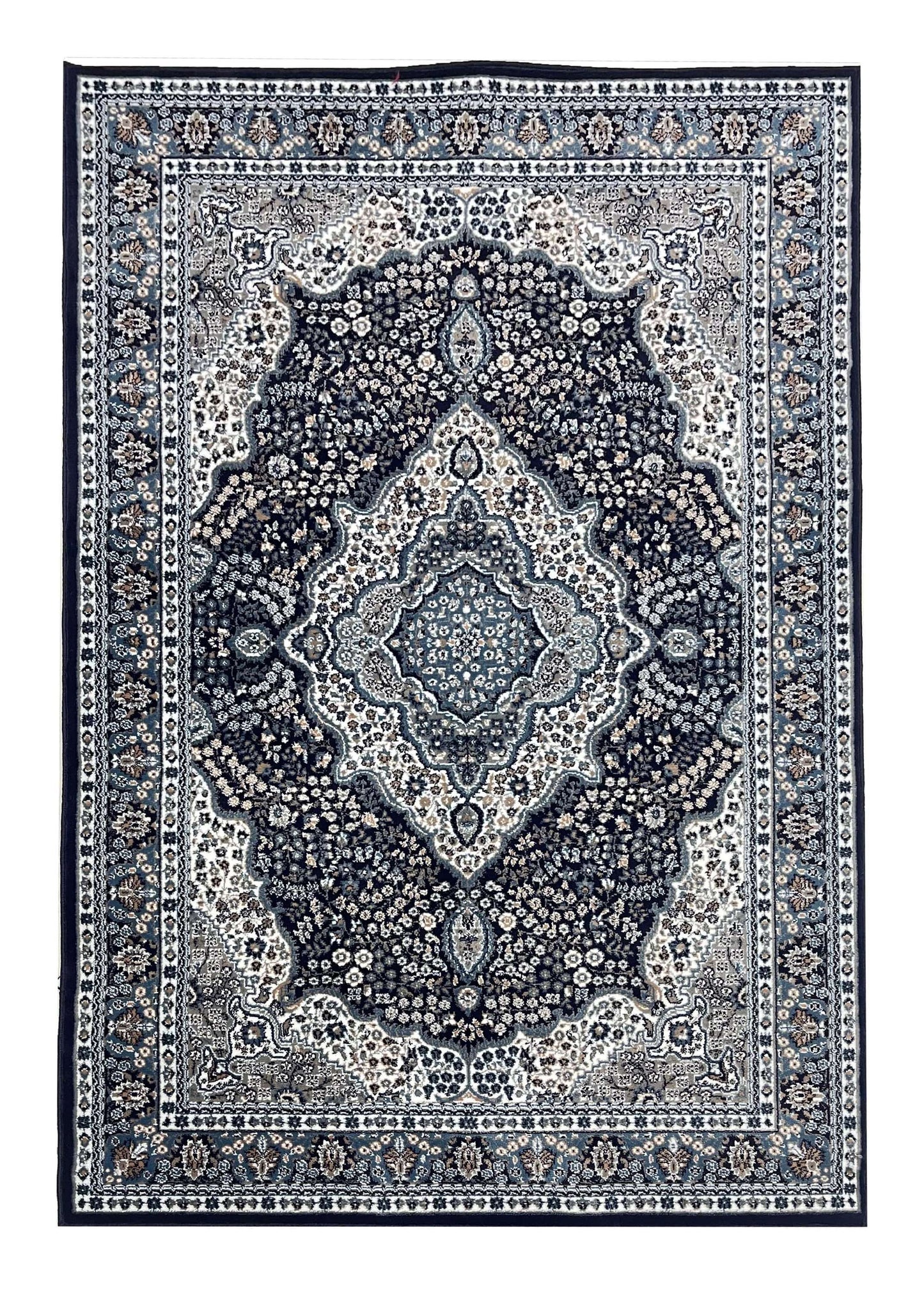 Persian polypropylene Rug,back woven(Article-277-Blue)