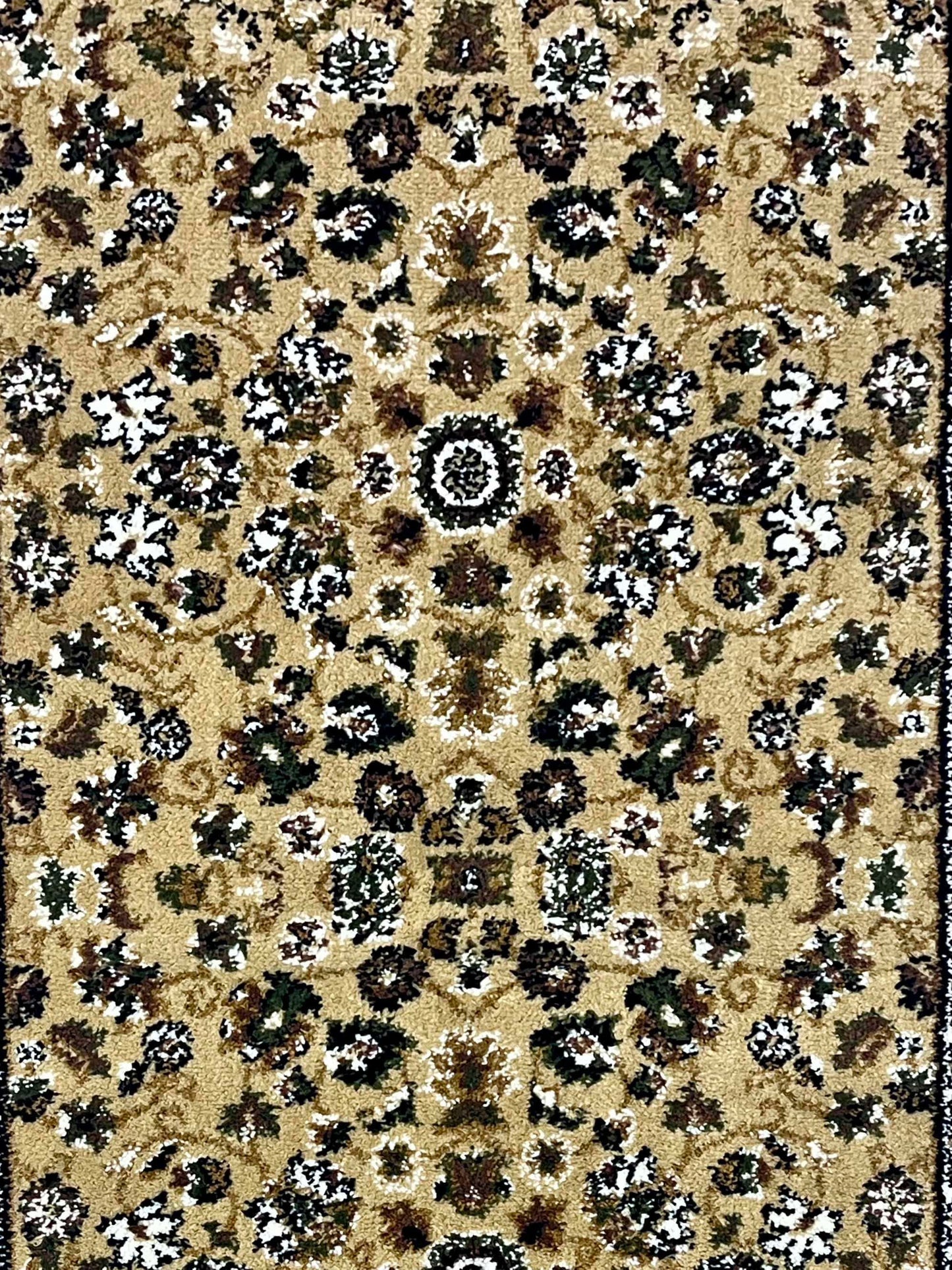 Allover Polypropylene Woven Rug.
 Size : 2.6 ft width x 6.3 ft length
 (80 cm x 200cm)