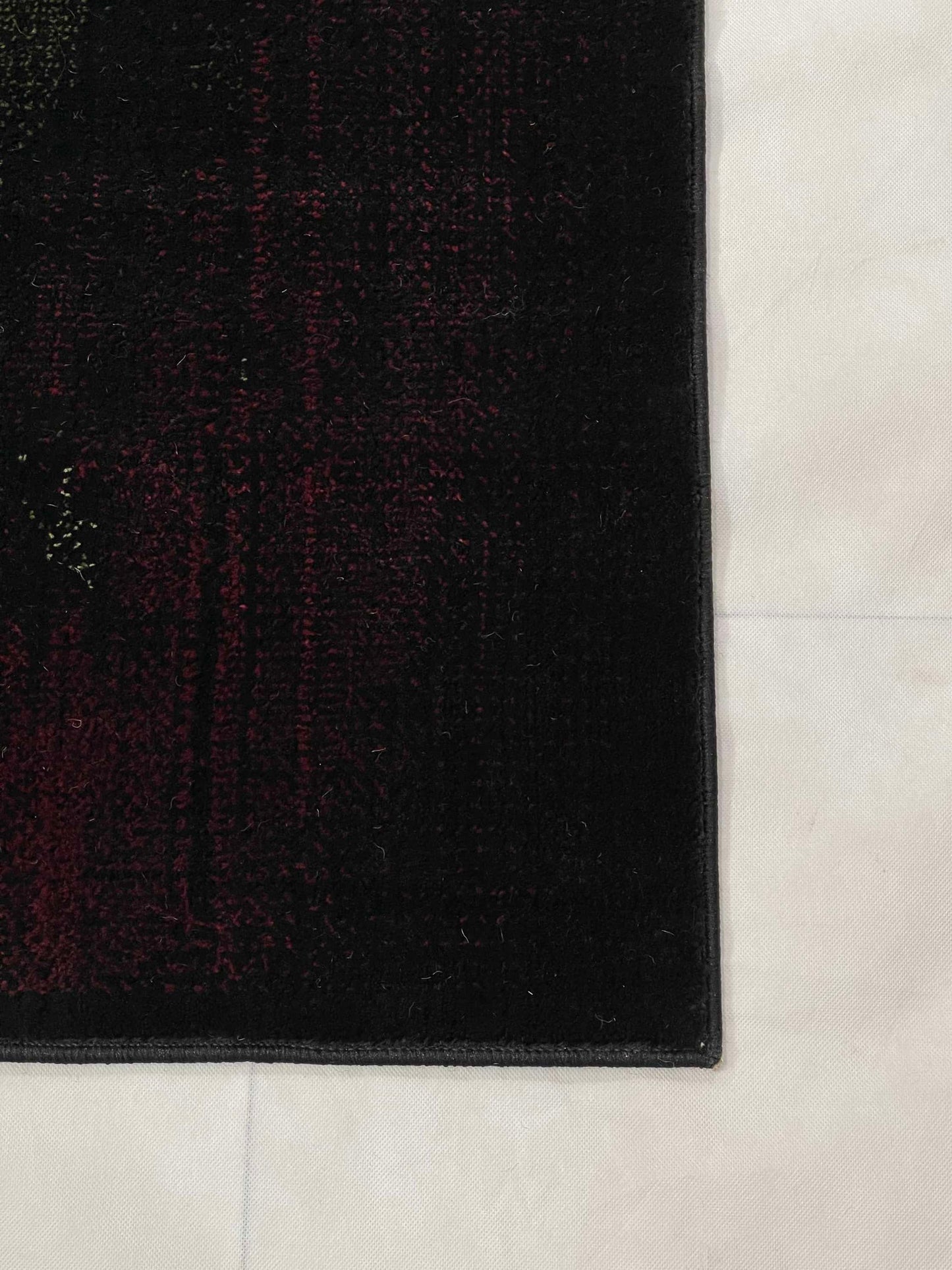 Modern Polypropylene Rug,back woven(Article-1443-black)
Size : 5ft width  x 7.3ft length (150cm x 220cm)