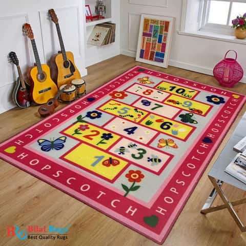 TPR Non Woven Rugs For Kids Room
Article-39- Pink