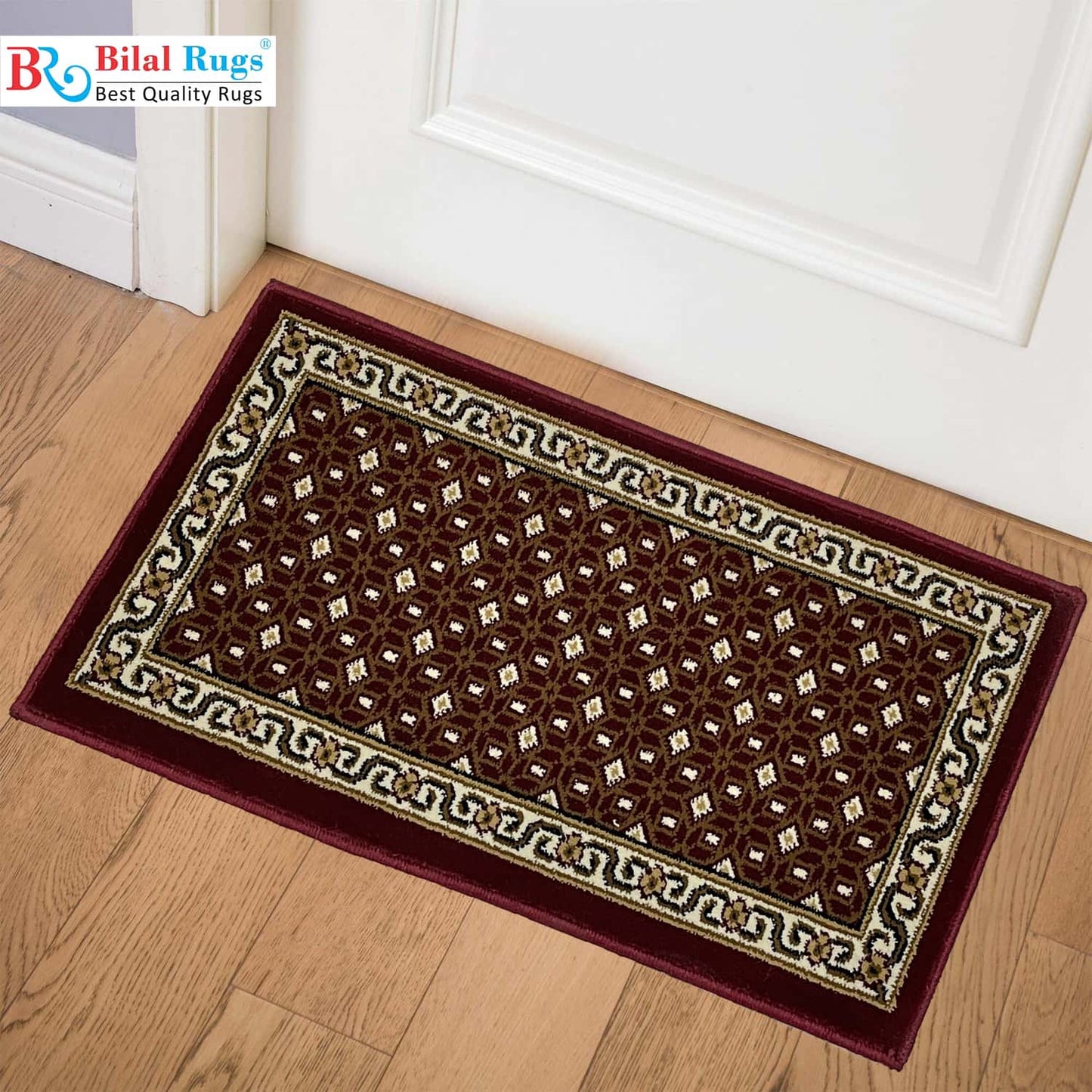 Rec Polypropylene Woven Door Mat.
Size : 40 cm x 75 cm