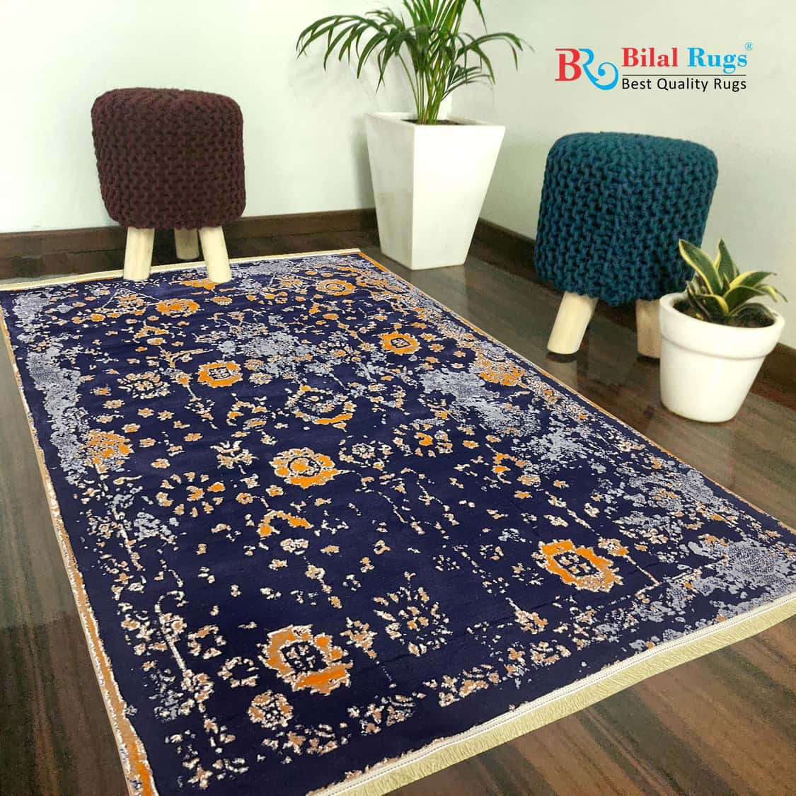 Irani Vintage Woven Rug.
Size : 5ft width  x 7.3ft length (150cm x 220cm)