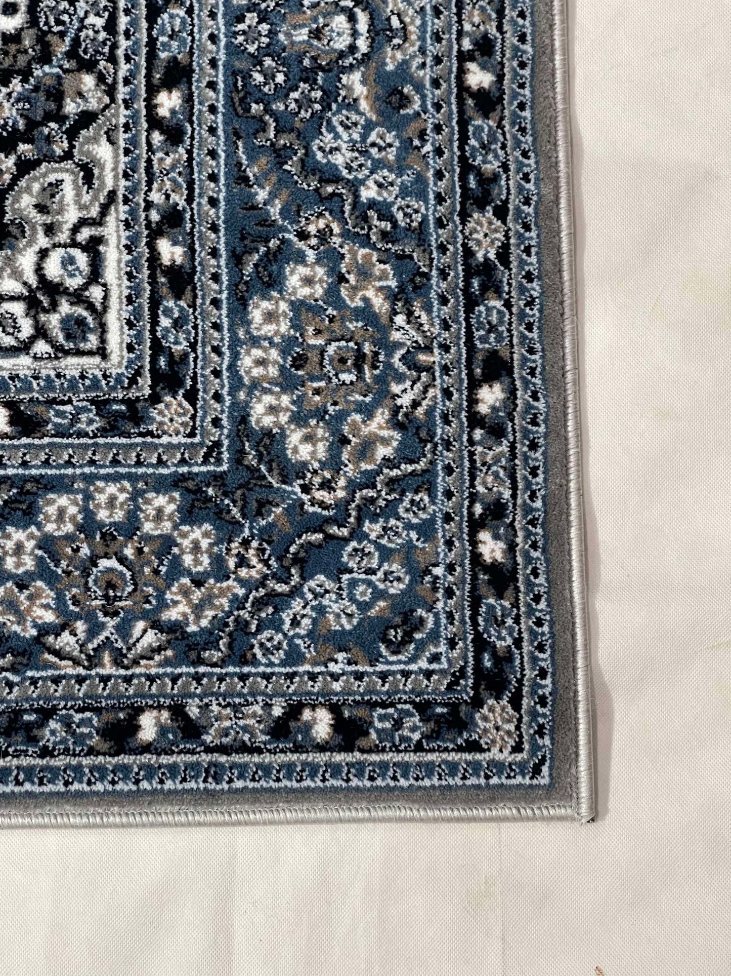 Persian polypropylene Rug,back woven(Article-1667-Grey)