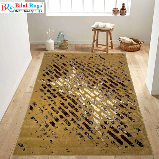 Modern polypropylene Rug,back woven(Article-356-Beige)
Size : 5ft width  x 7.3ft length (150cm x 220cm)