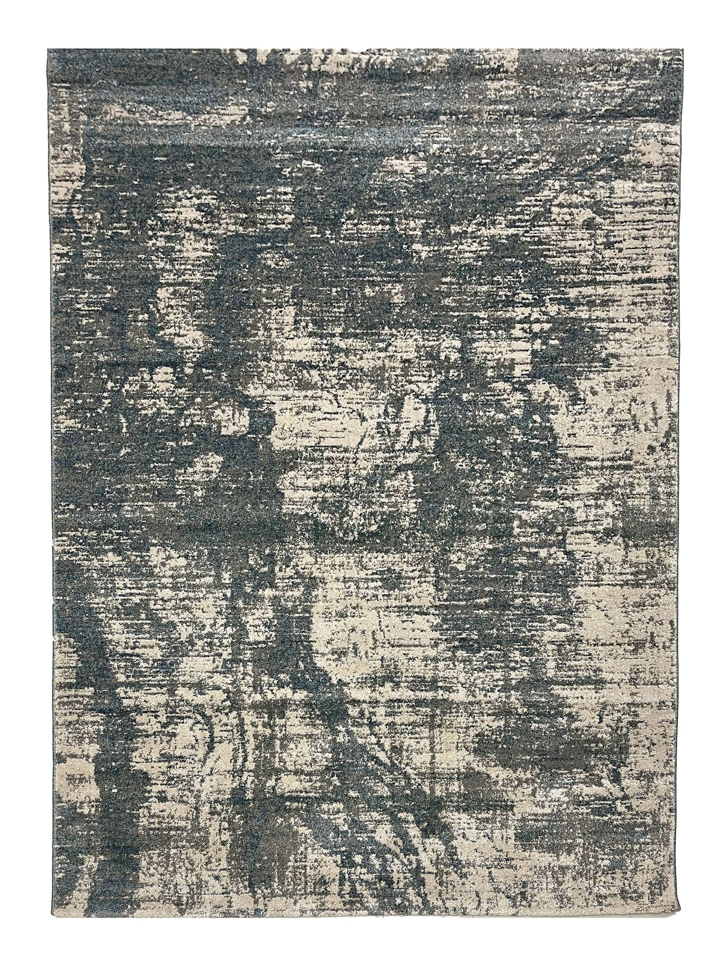 New Turkish Vintage Silky Woven Rug.
Article-1805-grey , light Feroze
 Size : 5.3 ft width x 7.8 ft length
(160 cm x 230 cm)