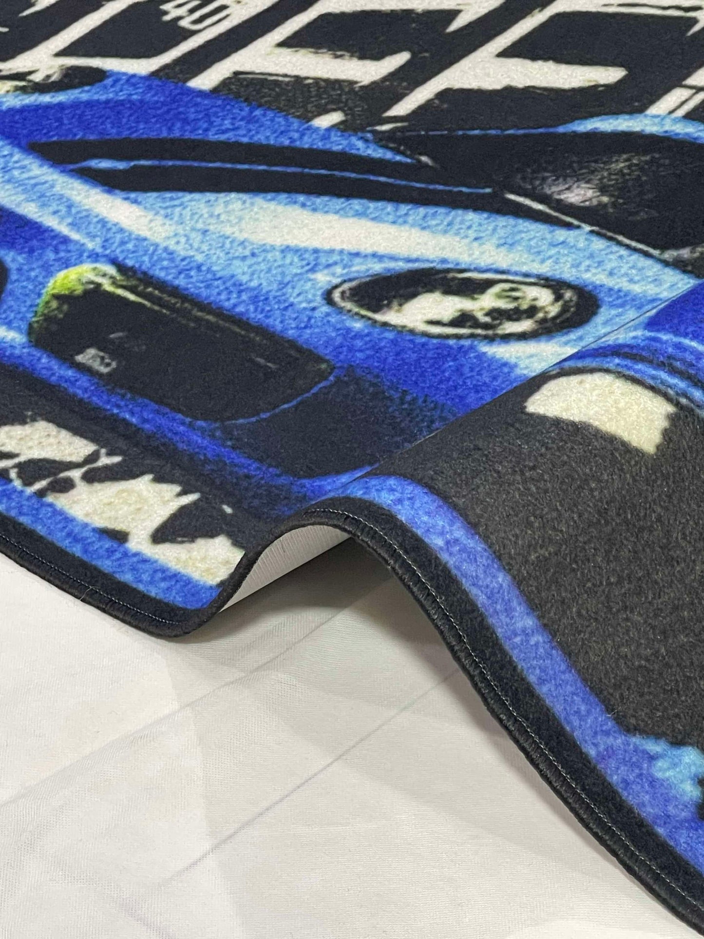 TPR Non Woven Rugs For Kids Room
Article-42-blue &amp; black