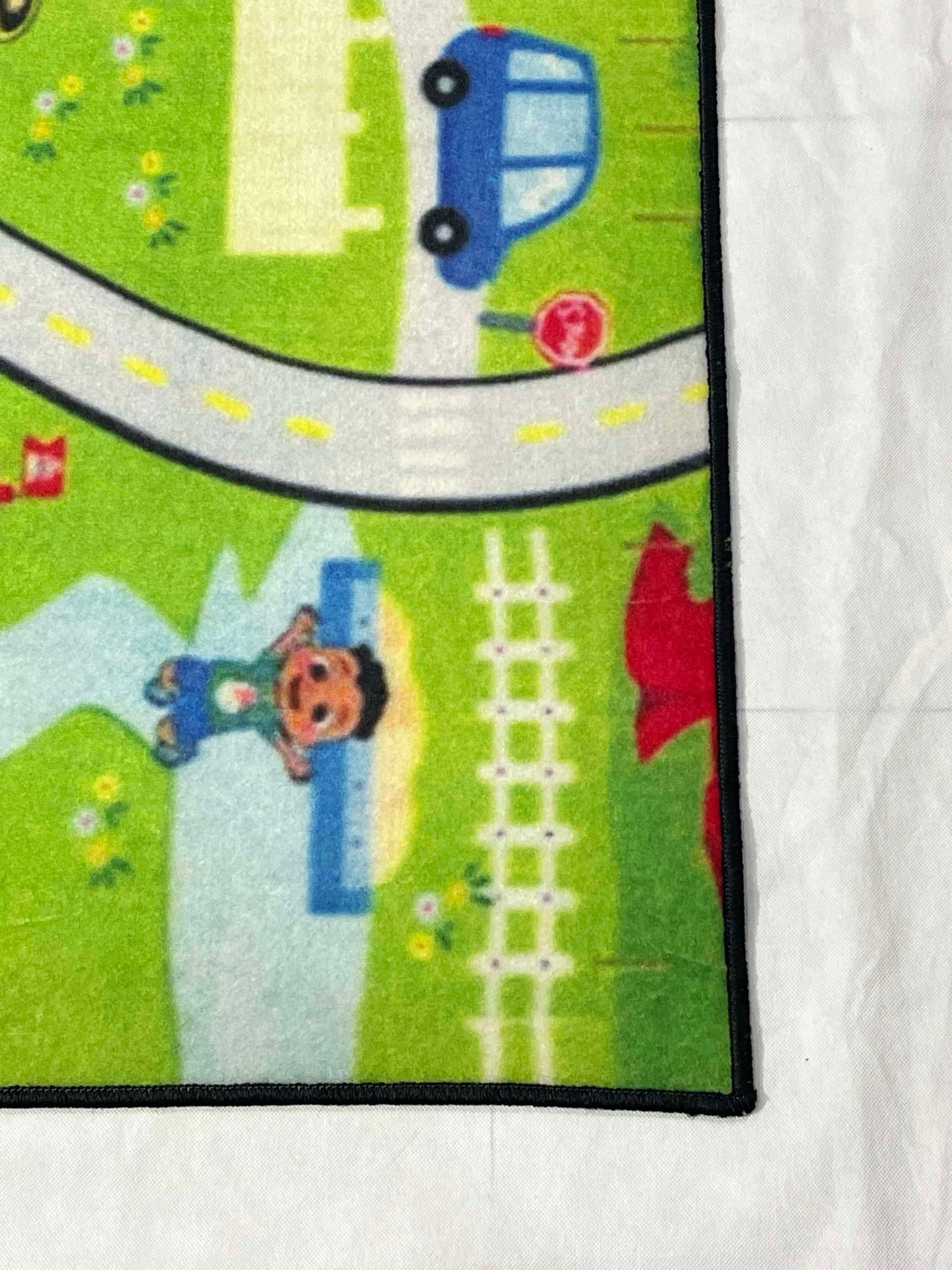 TPR Non Woven Rugs For Kids Room
Article-46-green &amp; skin