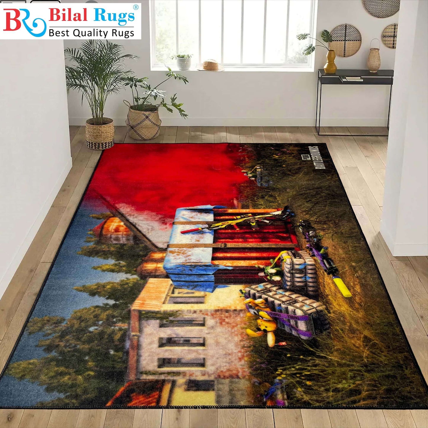 TPR Non Woven Rugs For Kids Room
Article-47-Multi Colour