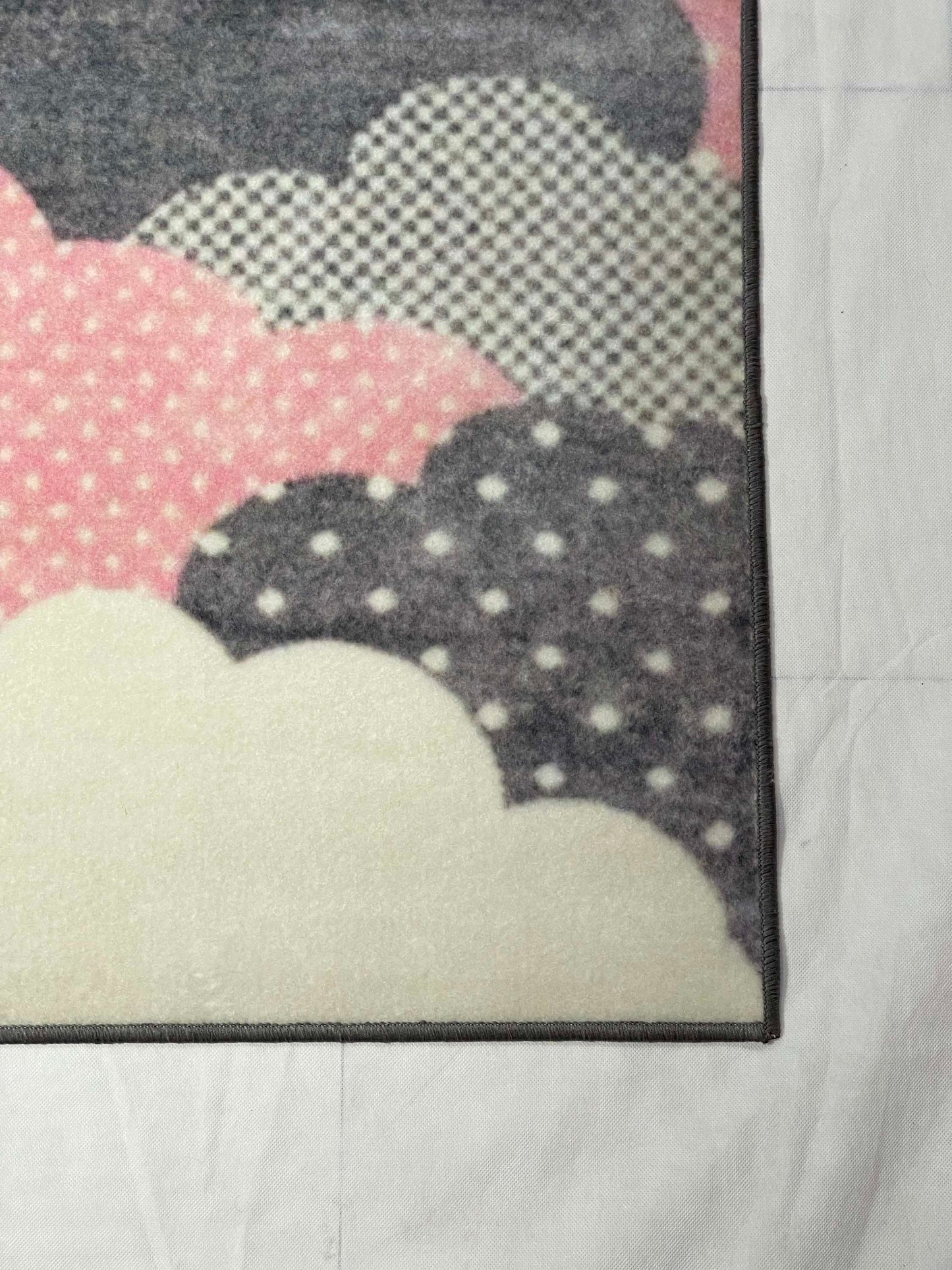 TPR Non Woven Rugs For Kids Room
Article-32-Pink, Grey