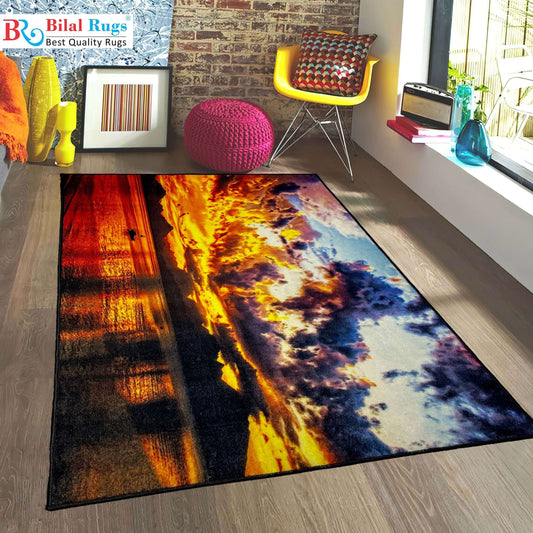 TPR Non Woven Rugs For Kids Room
Article-62- Multi Colour