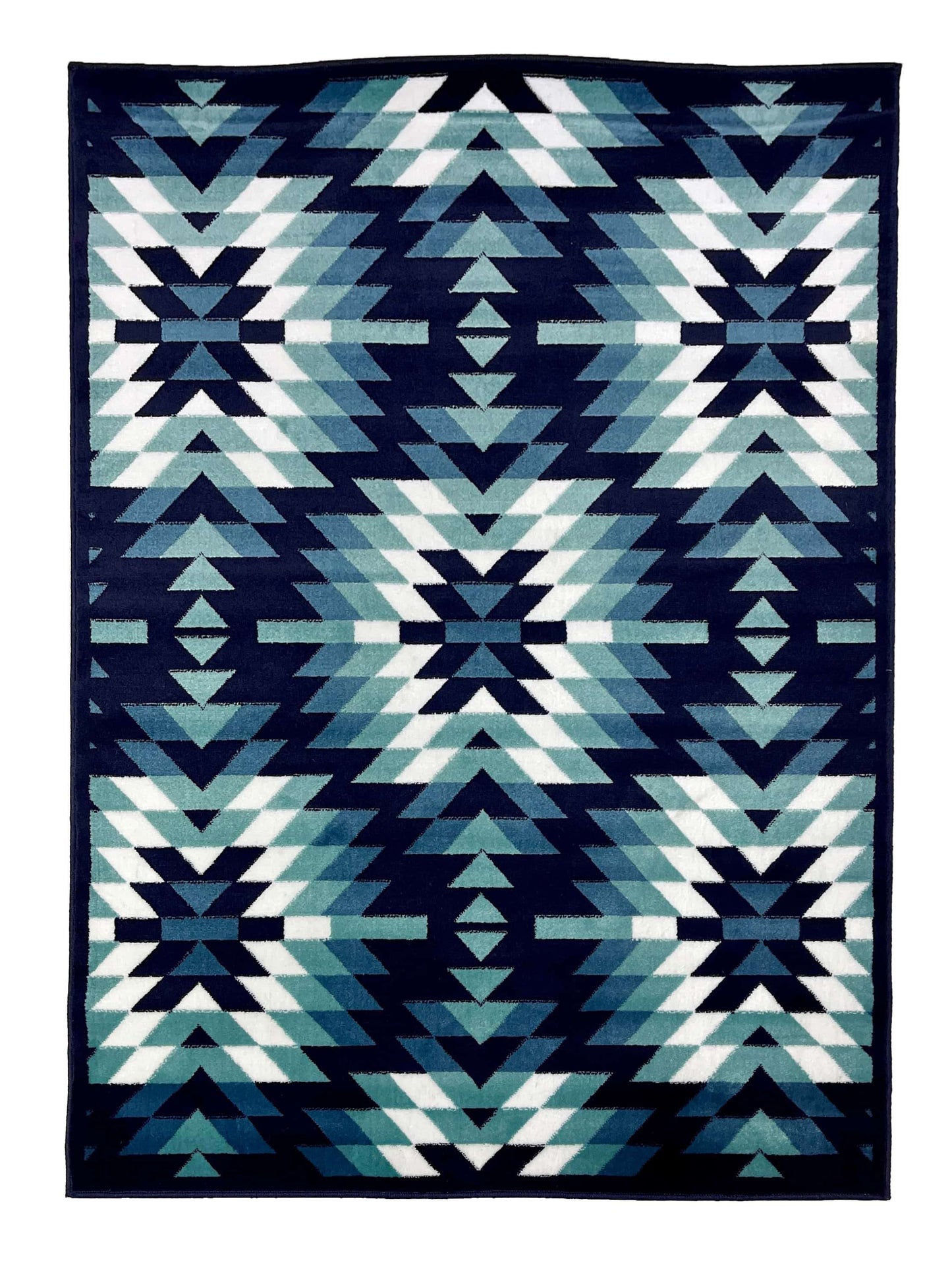 Modern polypropylene Rug,back woven(Article-1223-Blue)
Size : 4 Ft width x 5.6 Ft length ( 120 cm x 170 cm)