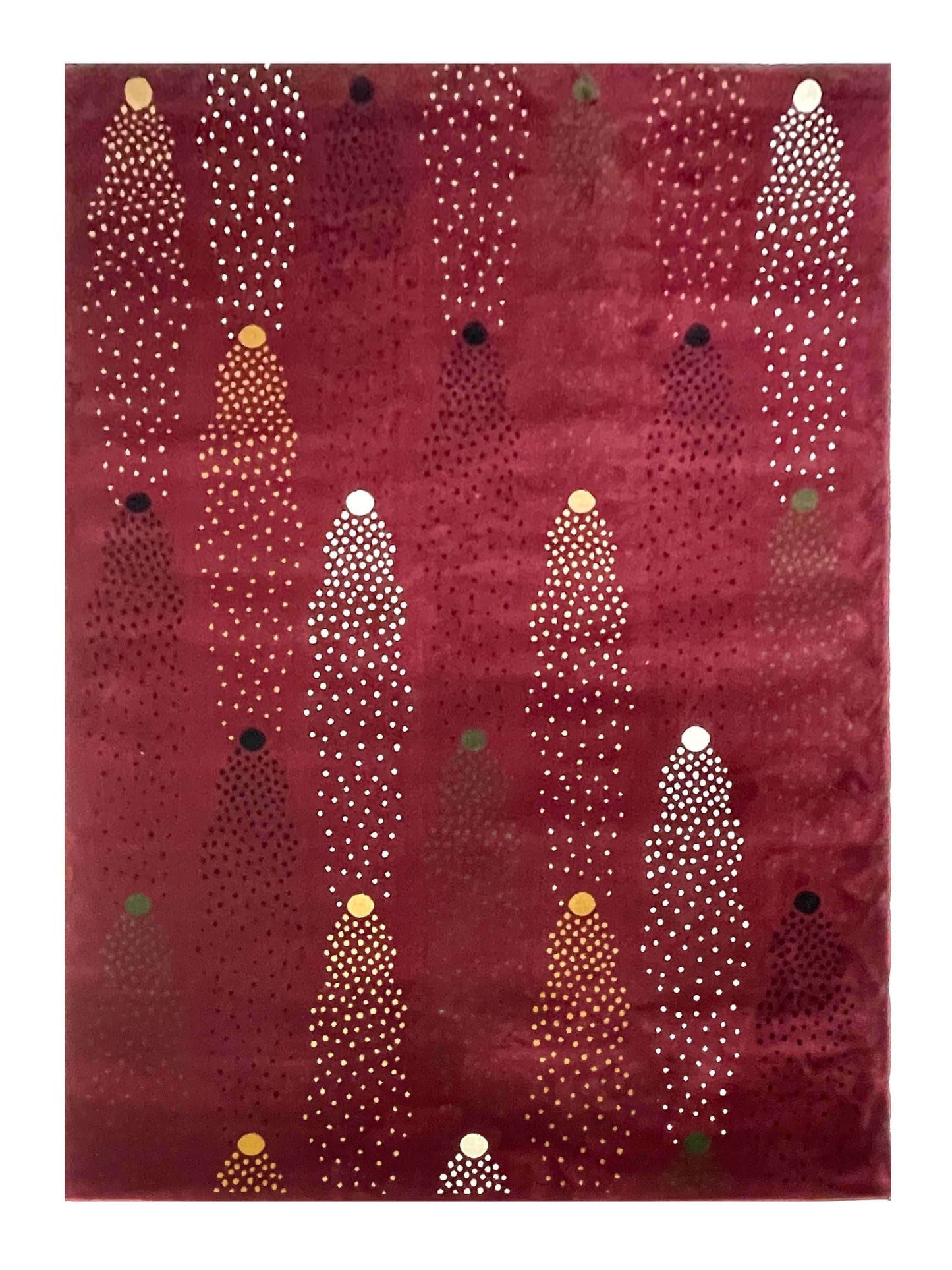 Modern polypropylene Rug,back woven(Article-1111-Red)
Size : 6.6 ft width x 9.6 ft length (200cm x 290cm)