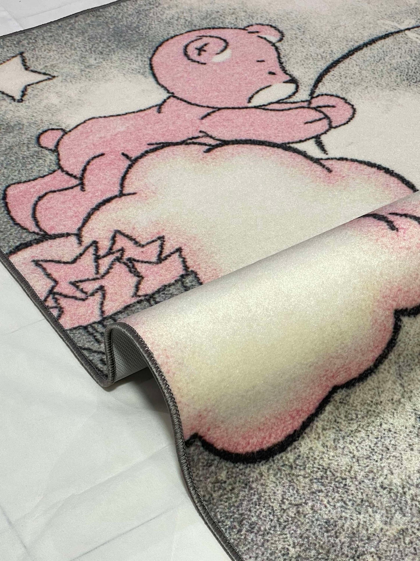 TPR Non Woven Rugs For Kids Room
Article-27-Grey&pink