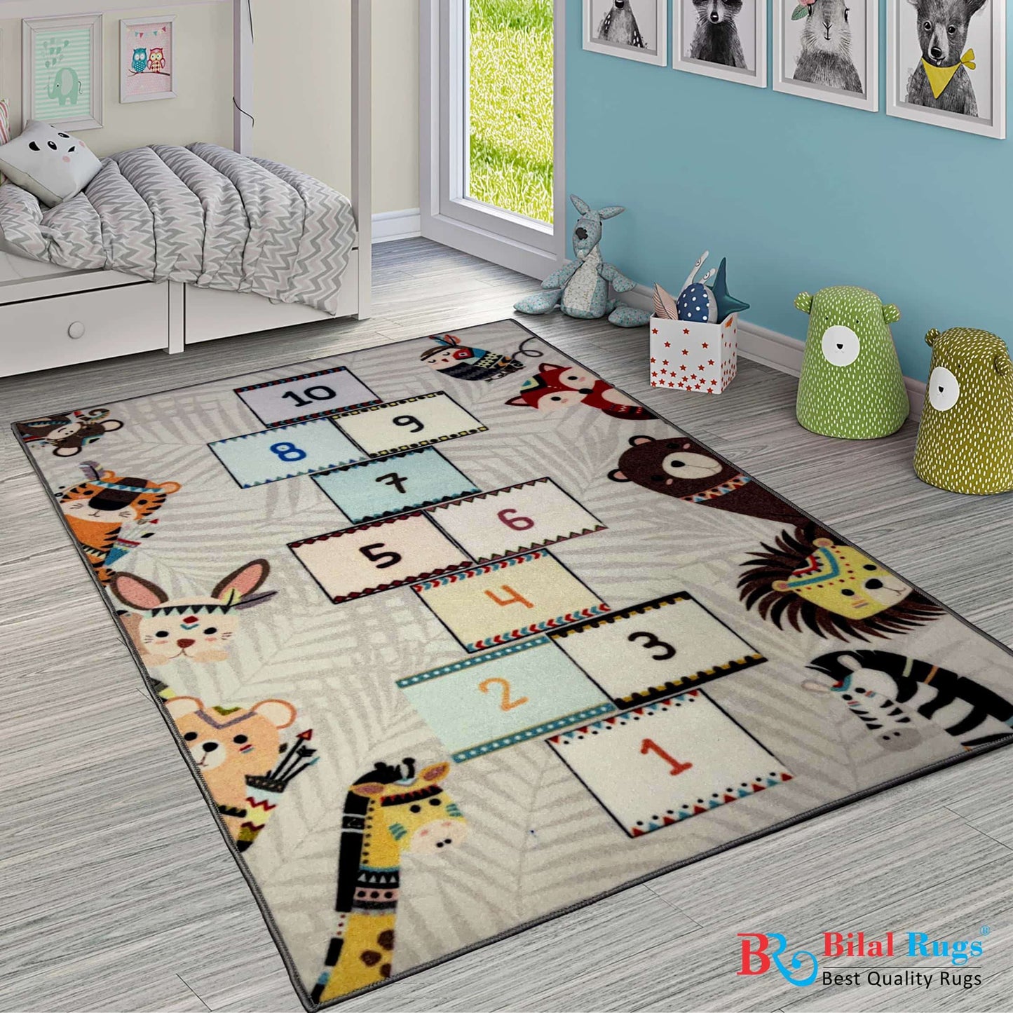 TPR Non Woven Rugs For Kids Room
Article-06-Grey