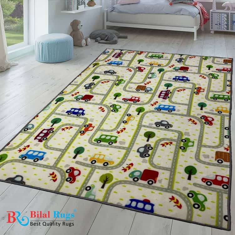 TPR Non Woven Rugs For Kids Room
Article-59-green & skin