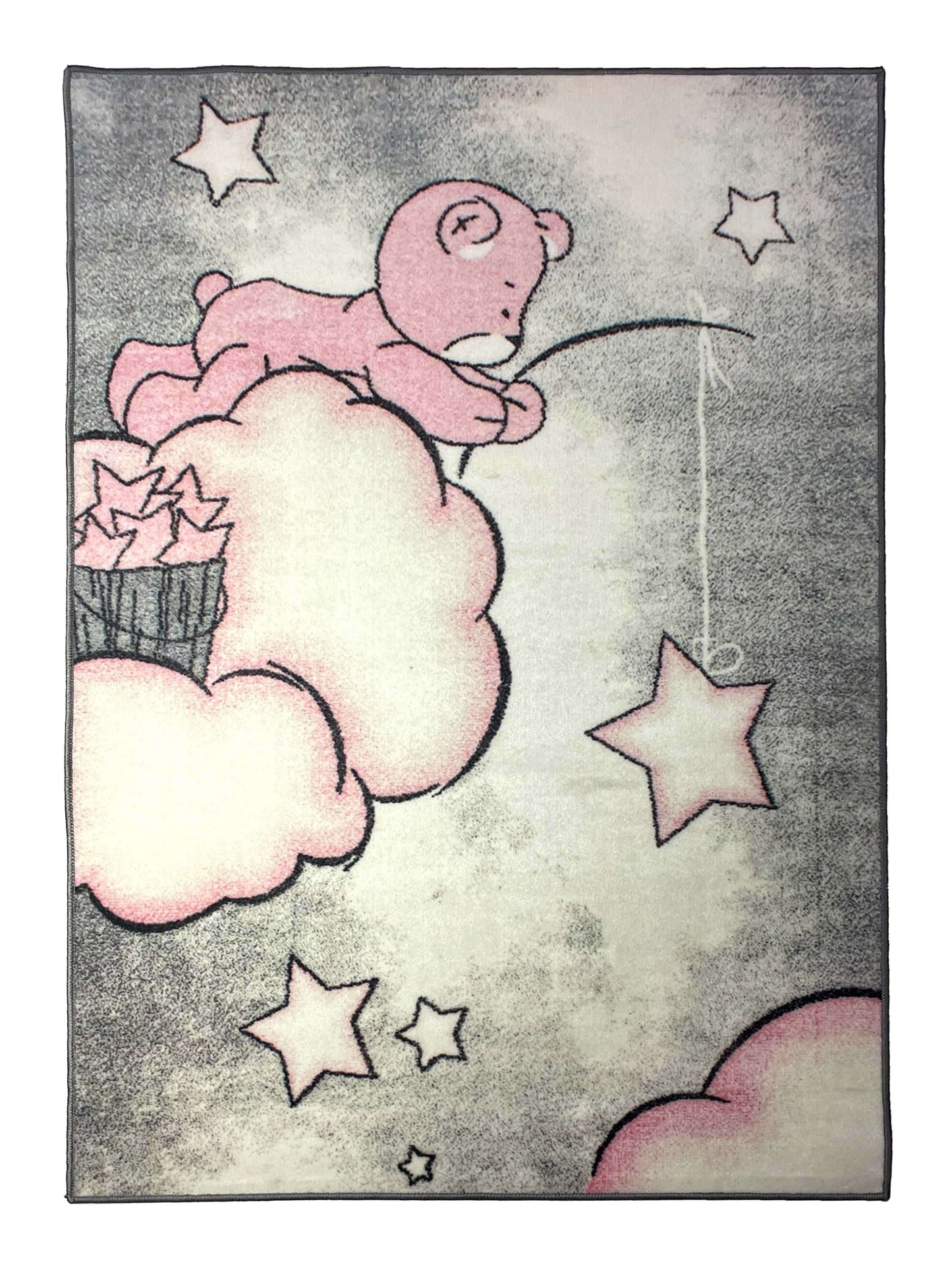 TPR Non Woven Rugs For Kids Room
Article-27-Grey&pink