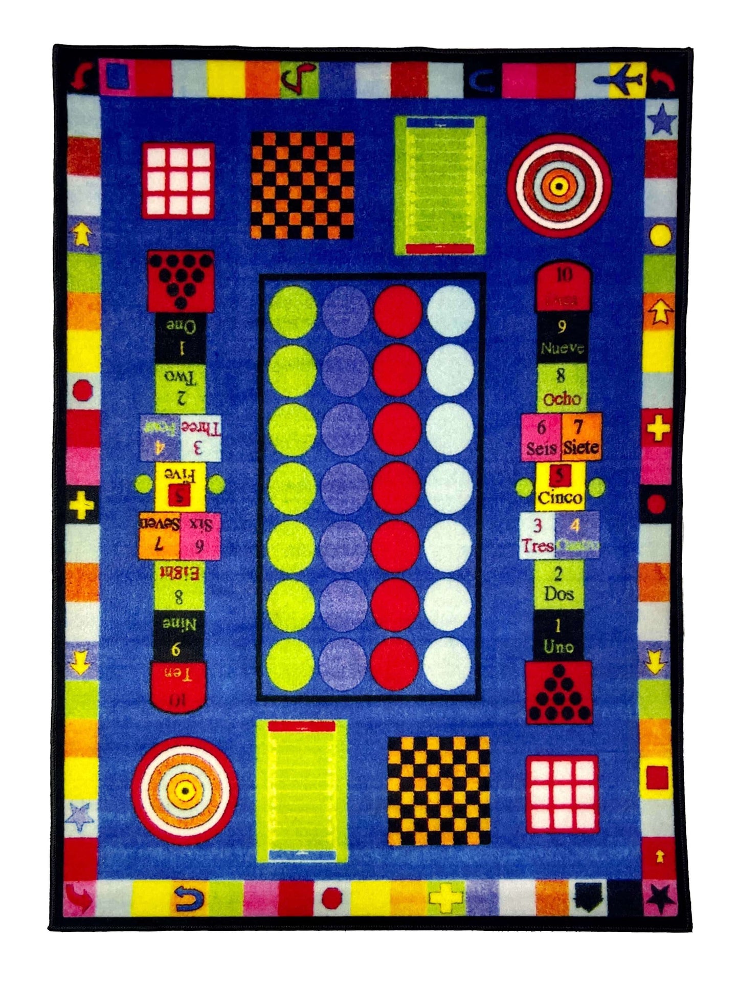 TPR Non Woven Rugs For Kids Room
Article-21-Blue,multi