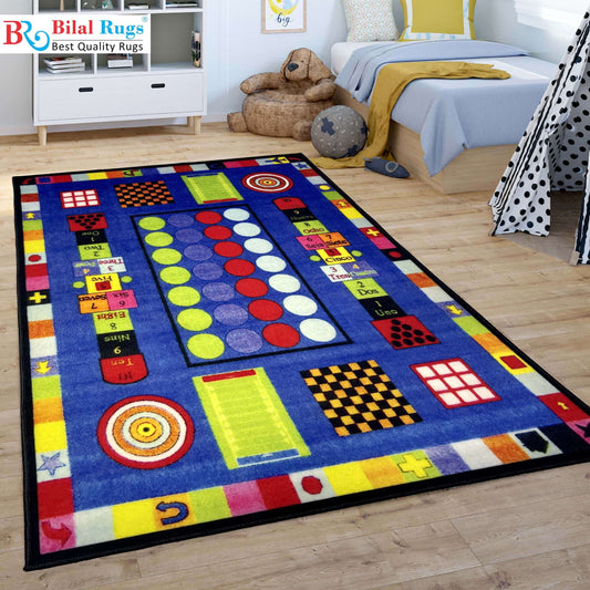 TPR Non Woven Rugs For Kids Room
Article-21-Blue,multi