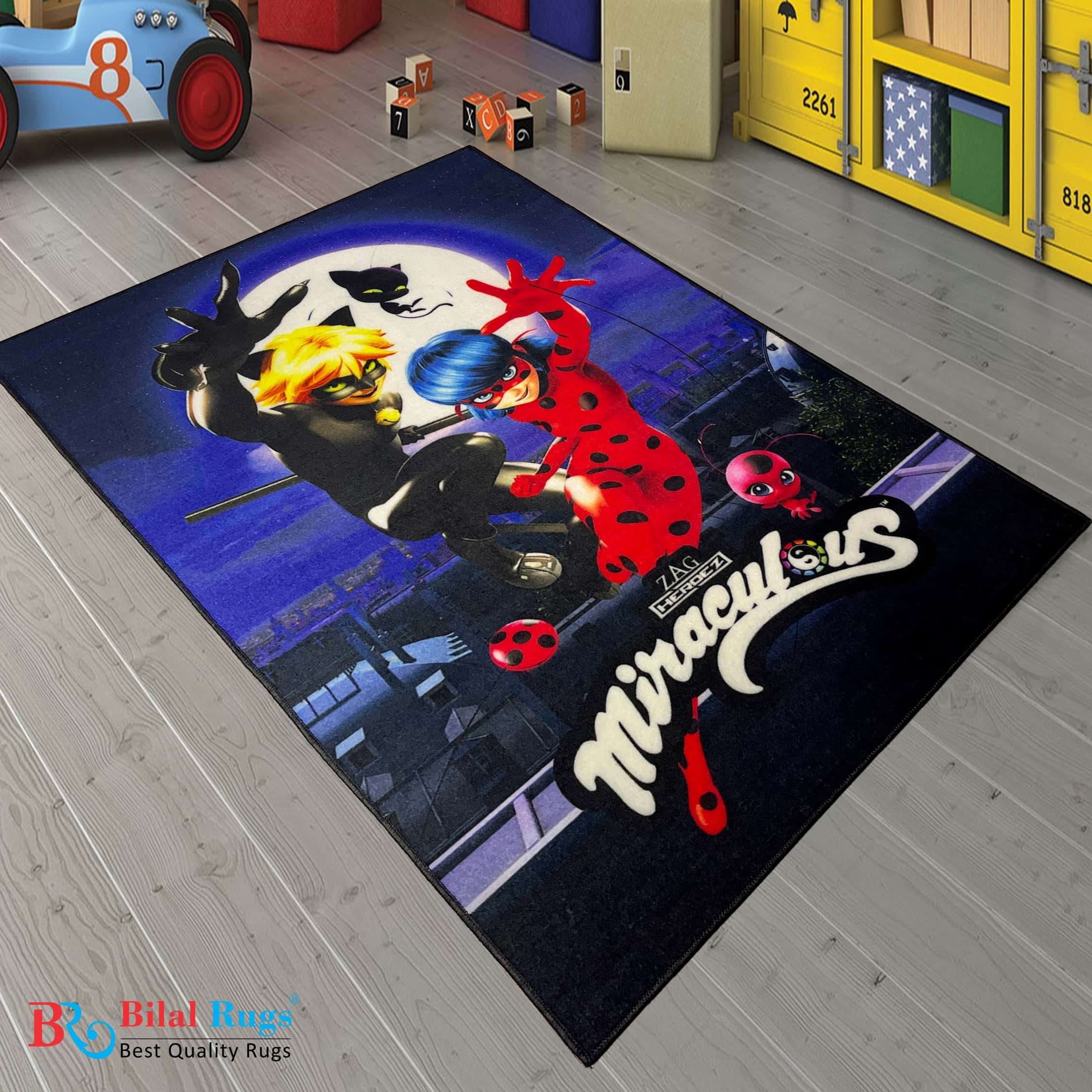 Bilal Rgs TPR Non Woven Rugs For Kids Room Article-12-Blue – Bilal Rugs
