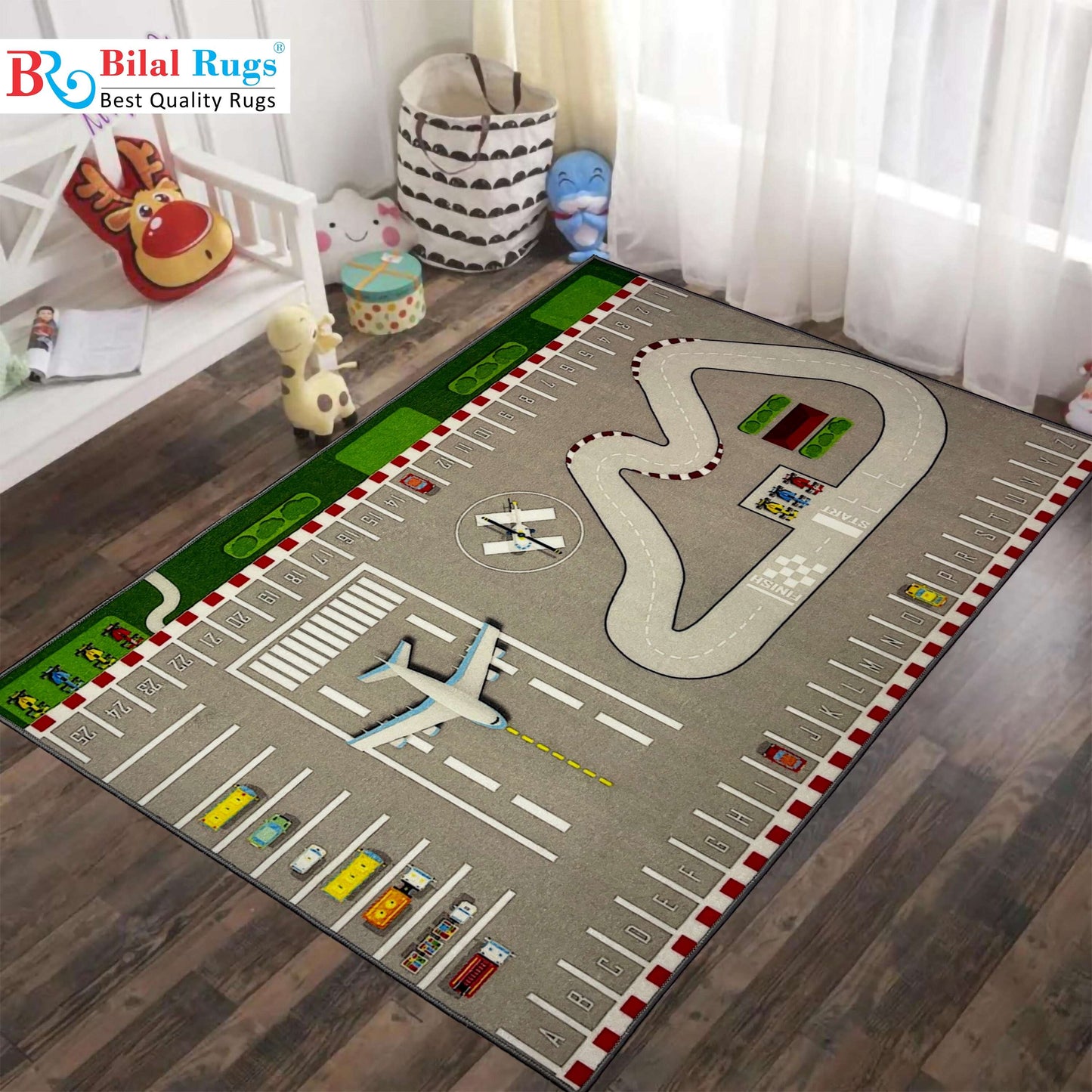 TPR Non Woven Rugs For Kids Room
Article-01-green & skin