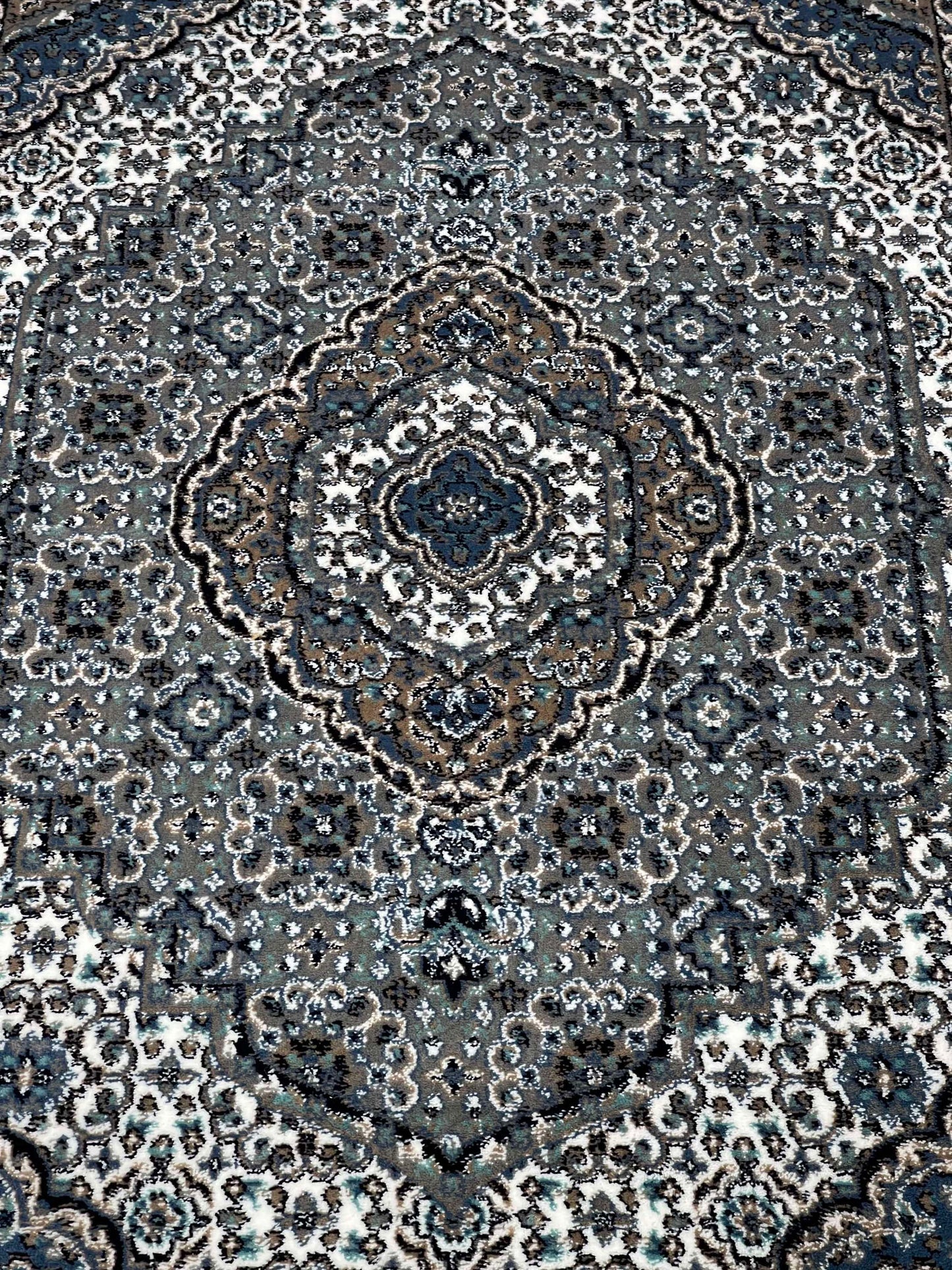 Persian polypropylene Rug,back woven(Article-180-Grey)