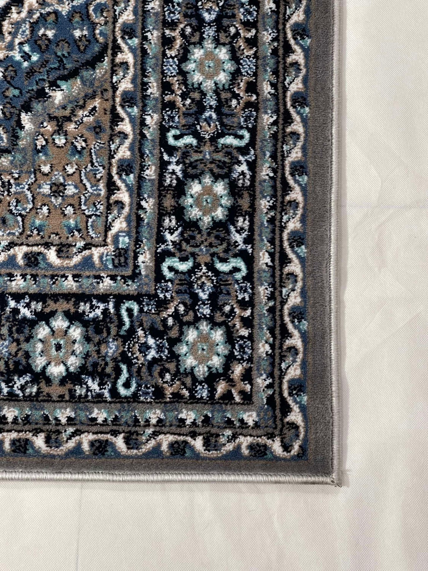 Persian polypropylene Rug,back woven(Article-180-Grey)