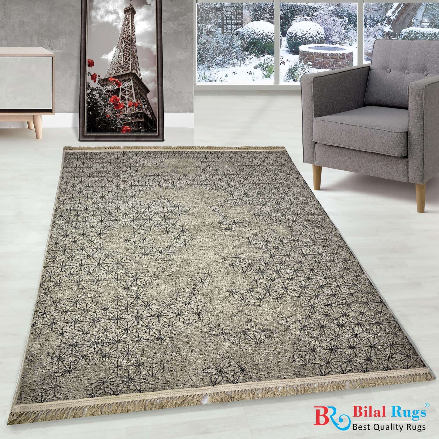 Irani Modern Acrylic Rug.
Article-1080-Off-white