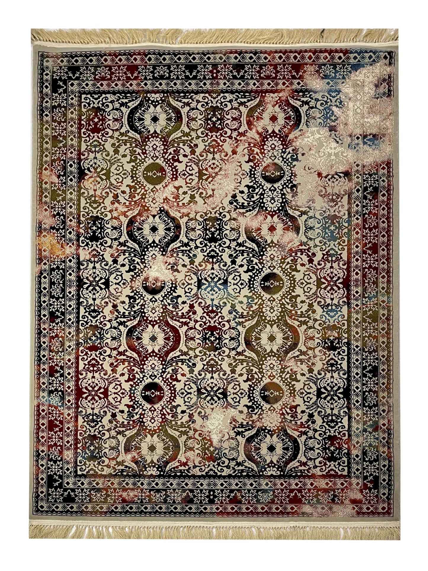 Irani Acrylic Woven Rug.

Size : 5ft width x 7.3ft length (150cm x 220cm)