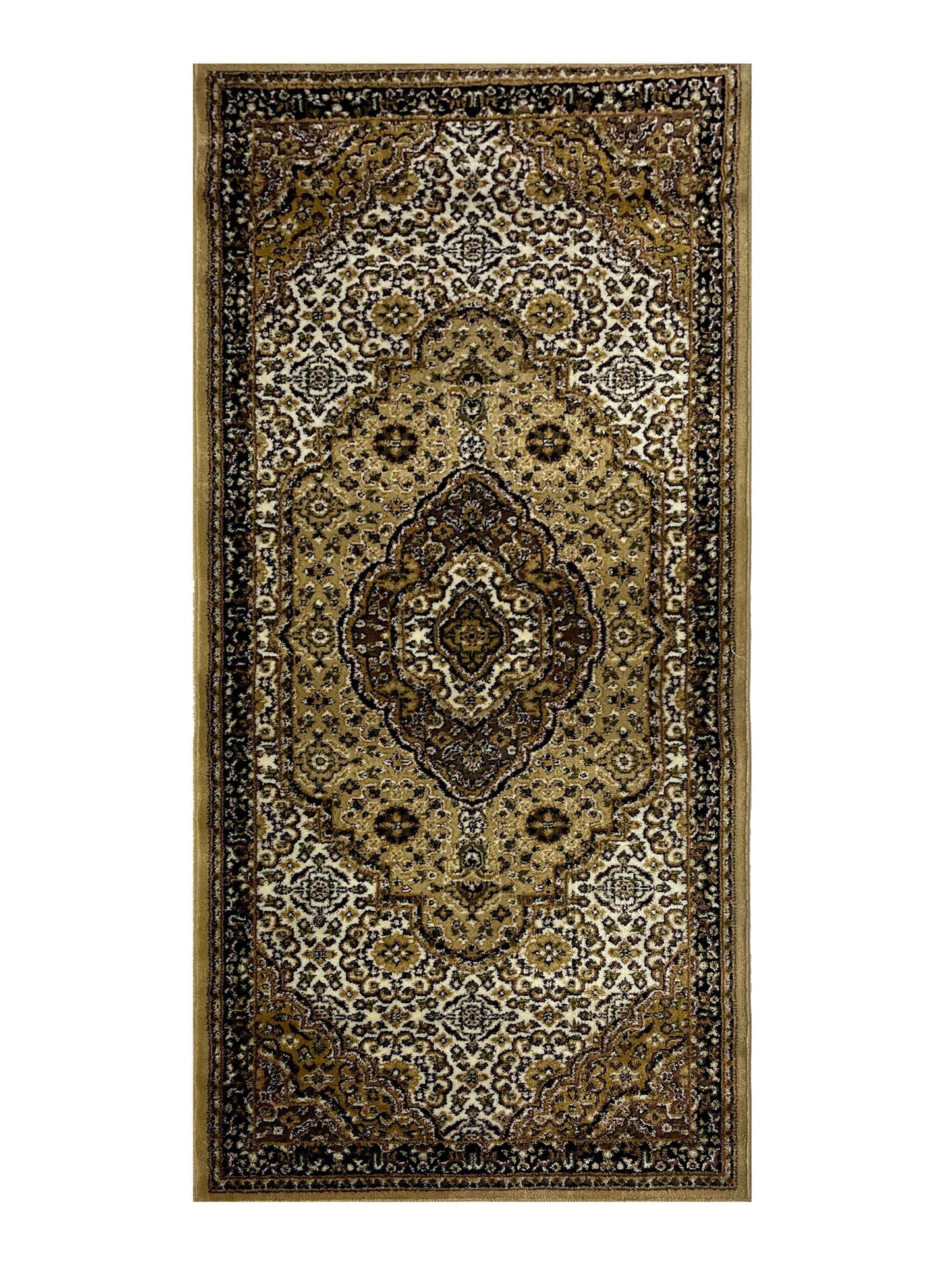 Persian  Polypropylene Woven Rug.
 Size : 2.6 ft width x 6.3 ft length
 (80 cm x 200cm)