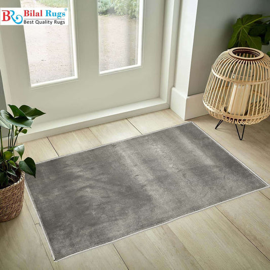 Grey Polypropylene Woven Door Mat.
Size : 50 cm x 75 cm